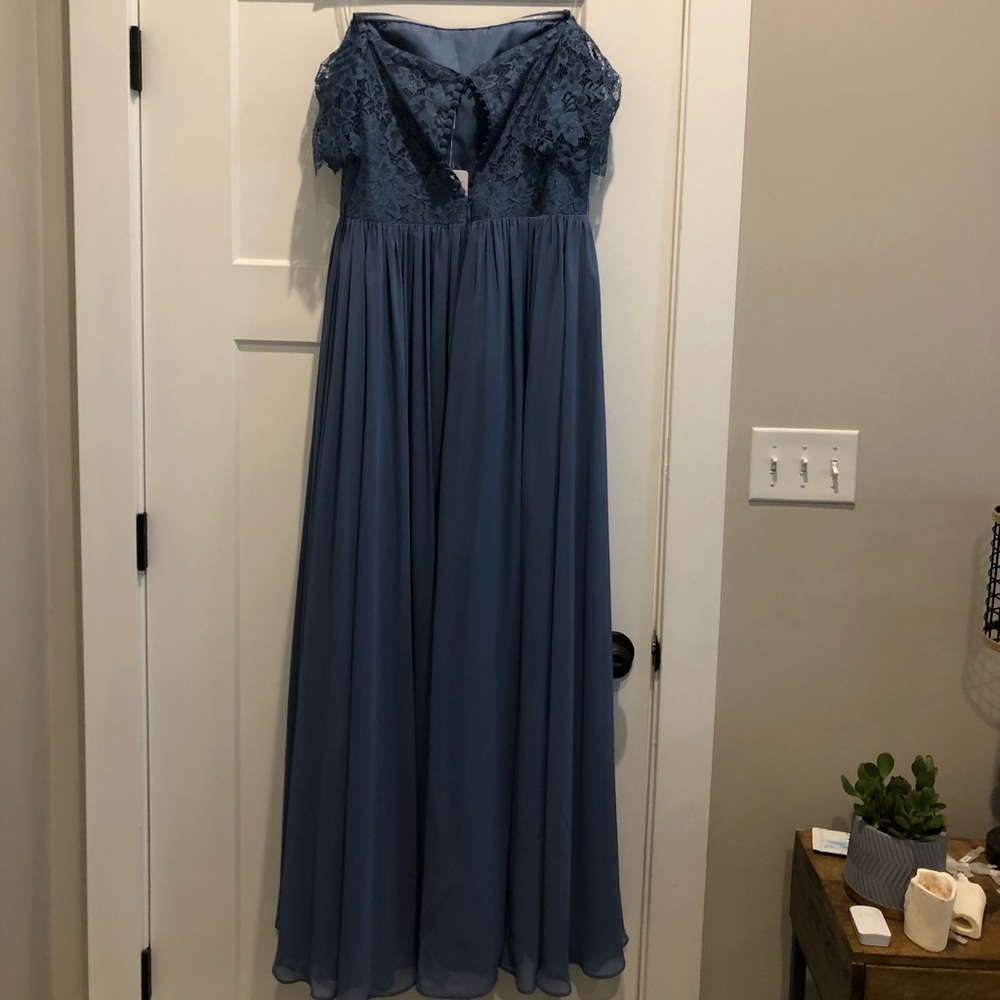 BRAND NEW dusty blue dress